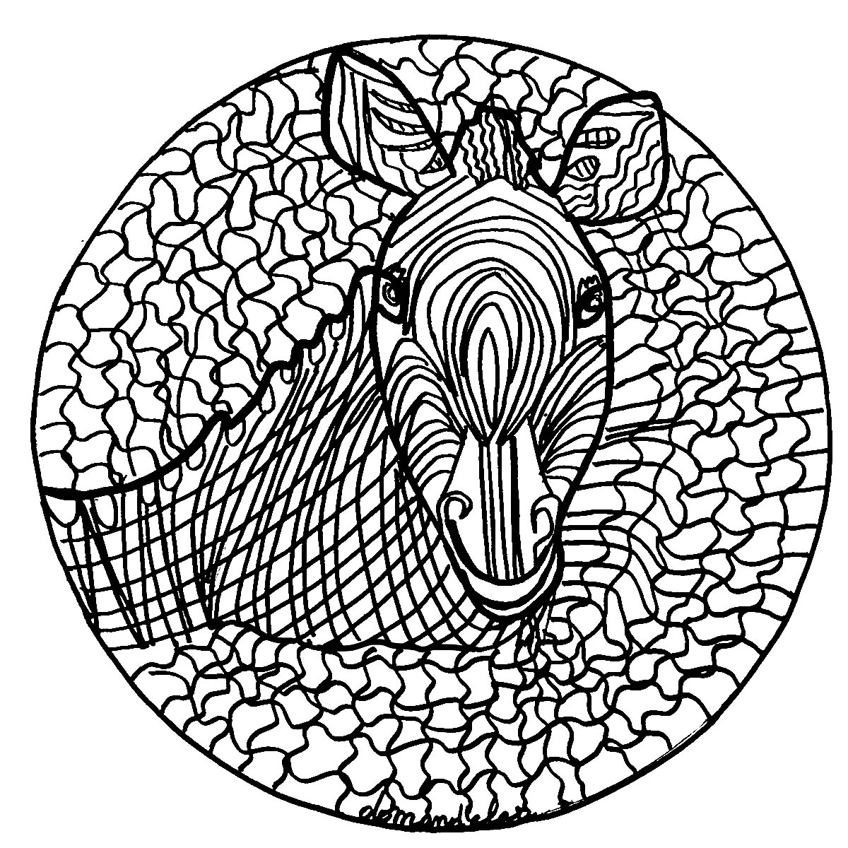 Preparate i vostri colori più belli per dare vita a questa simpatica zebra. Ci piacerebbe vedere il risultato! Preparate i vostri colori più belli per dare vita a questa simpatica zebra. Ci piacerebbe vedere il risultato!
