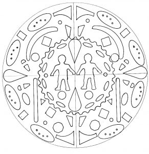 Mandala personaggi da domandala 1