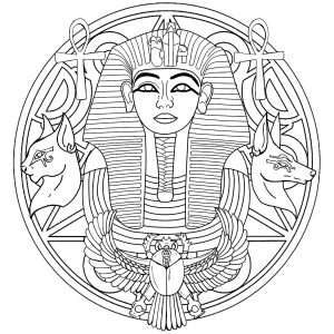 Mandala di Tutankhamon   Versione 2
