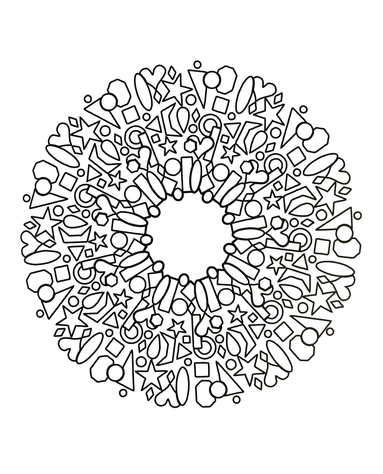 Mandala-un-imprimario-gratuito (13) (Mandala di livello di difficoltà : Difficile)