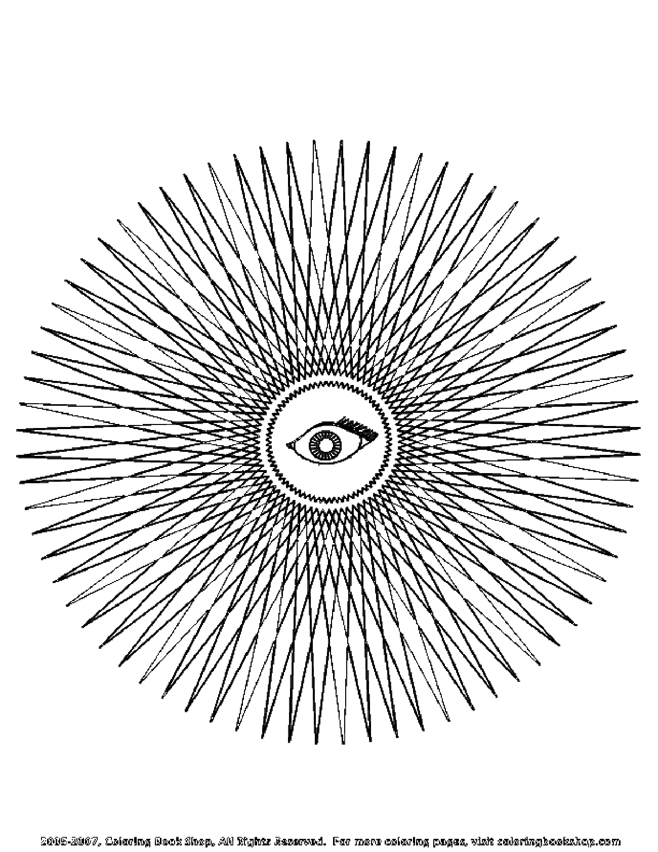 Mandala-un-colore-adulto-difficile (3) (Mandala di livello di difficoltà : Difficile)