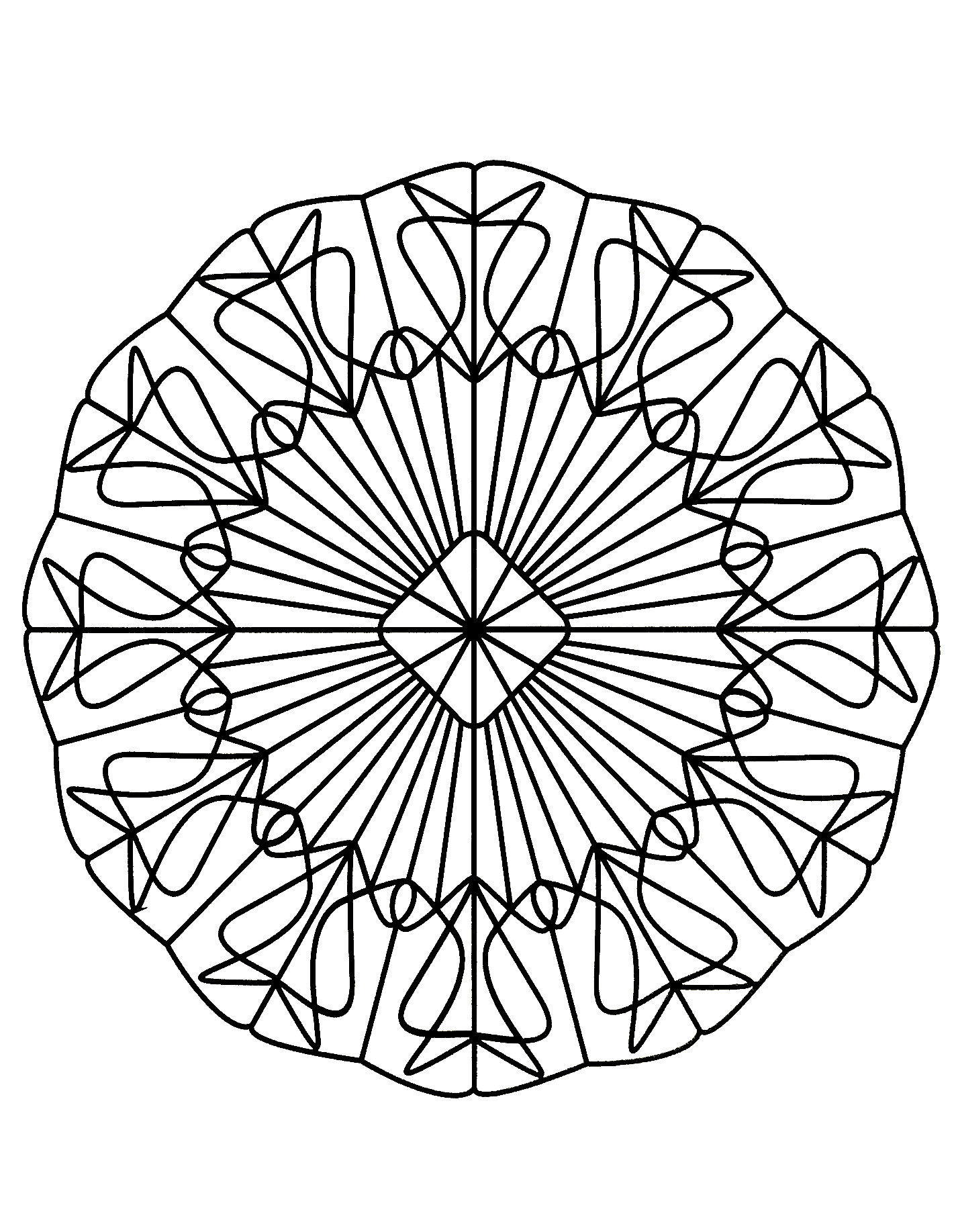 Mandala magico (Mandala di livello di difficoltà : Difficile)