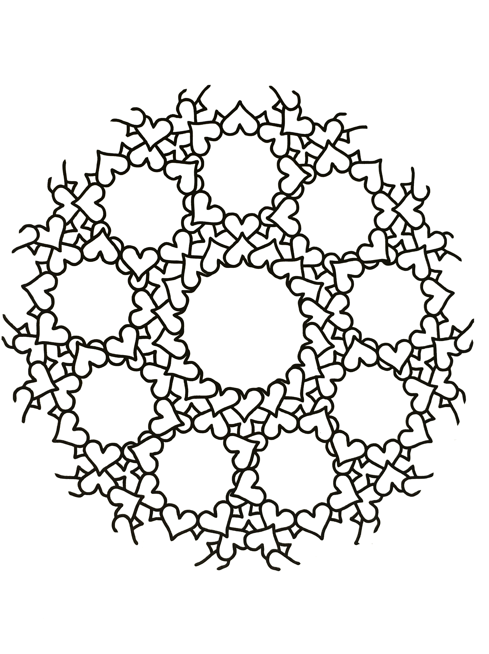 Mandala-un-imprimario-gratuito (26) (Mandala di livello di difficoltà : Difficile)