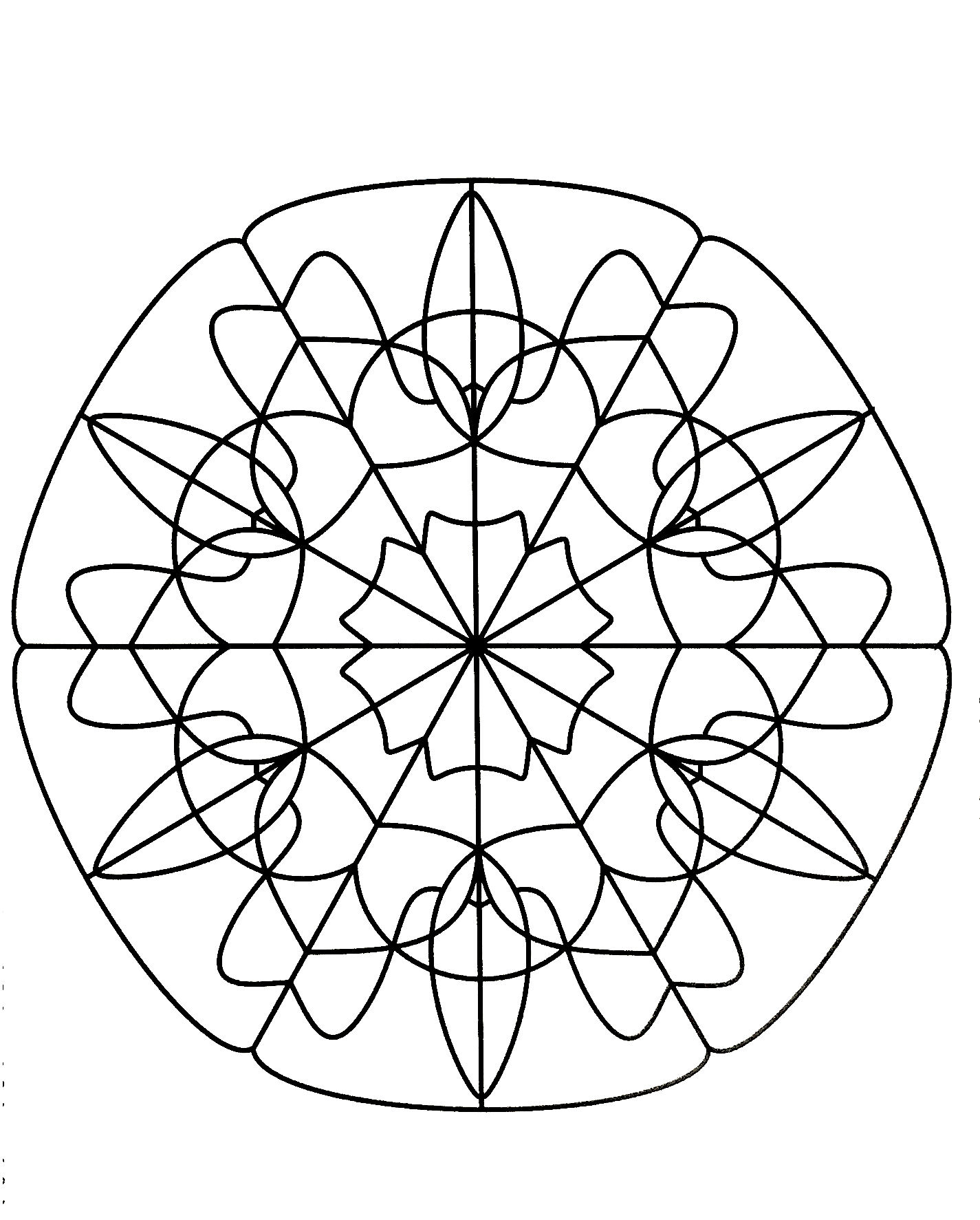 Cuori mandala (Mandala di livello di difficoltà : Difficile)