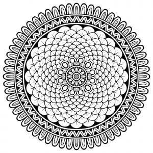 Mandala piccoli petali