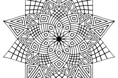 Mandala un colore adulto difficile (23)