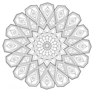 Mandala linee sottili