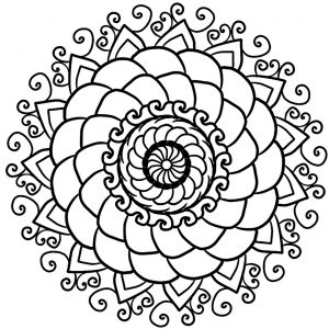 Mandala bello e semplice