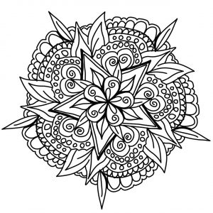 Mandala disegnato a mano