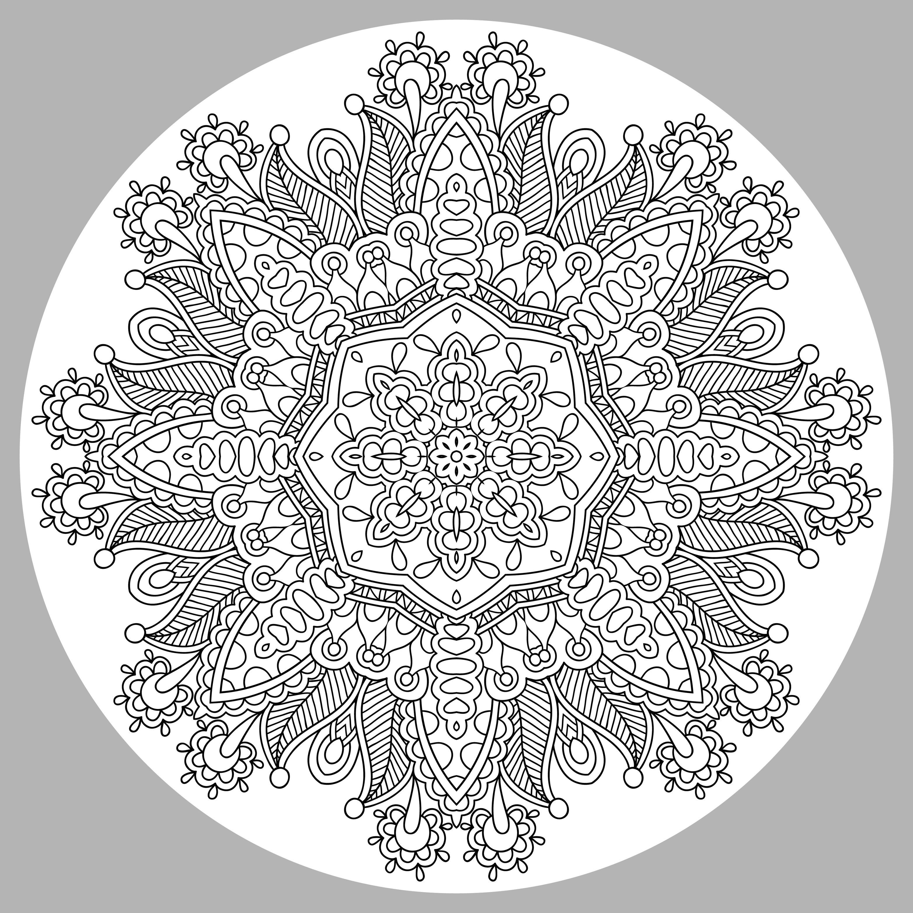 Preparate pennarelli e matite molto fini, perché questo Mandala 'quadrato e molto fine' richiede una grande meticolosità, precisione e pignoleria. Lo sapevate? Se si lavora verso il centro del disegno, si favorisce una rifocalizzazione, un movimento verso l'interno. Colorando verso la periferia, lavoriamo di più sulla nostra apertura.