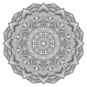 Mandala angolare a più livelli