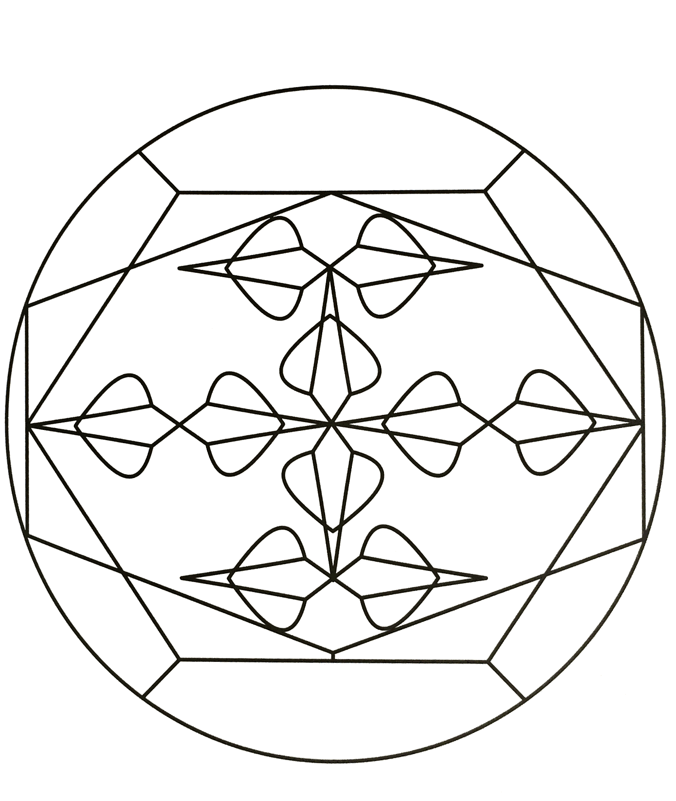 Mandalas-a-imprimer-gratuit (62) (Mandala di livello di difficoltà : Normale)
