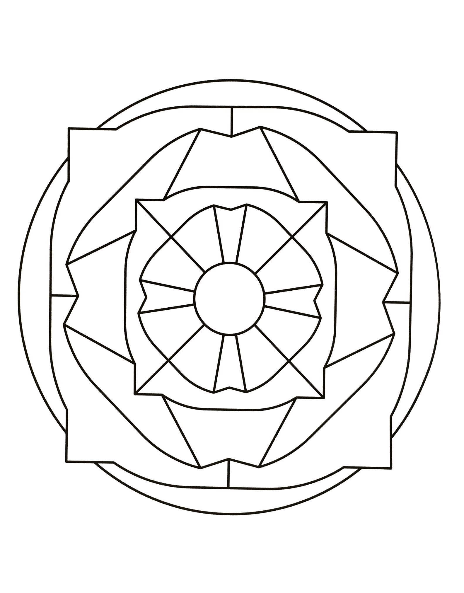 Mandalas-a-imprimer-gratuit (36) (Mandala di livello di difficoltà : Normale)