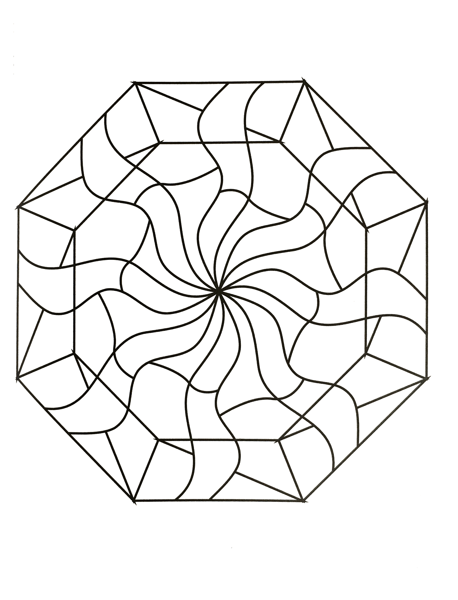 Mandalas-a-imprimer-gratuit (40) (Mandala di livello di difficoltà : Normale)
