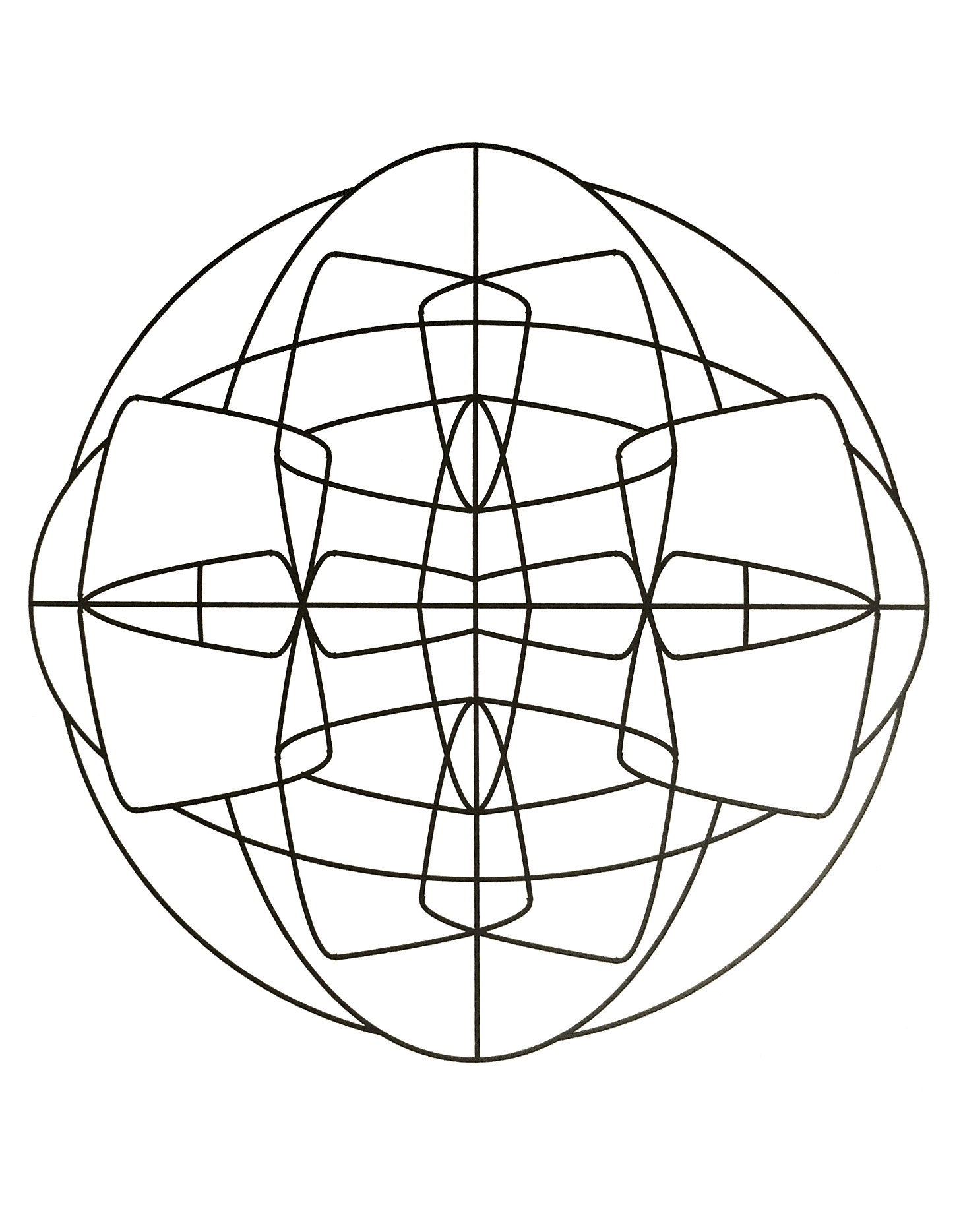 Mandala-un-imprimario-gratuito (57) (Mandala di livello di difficoltà : Normale)