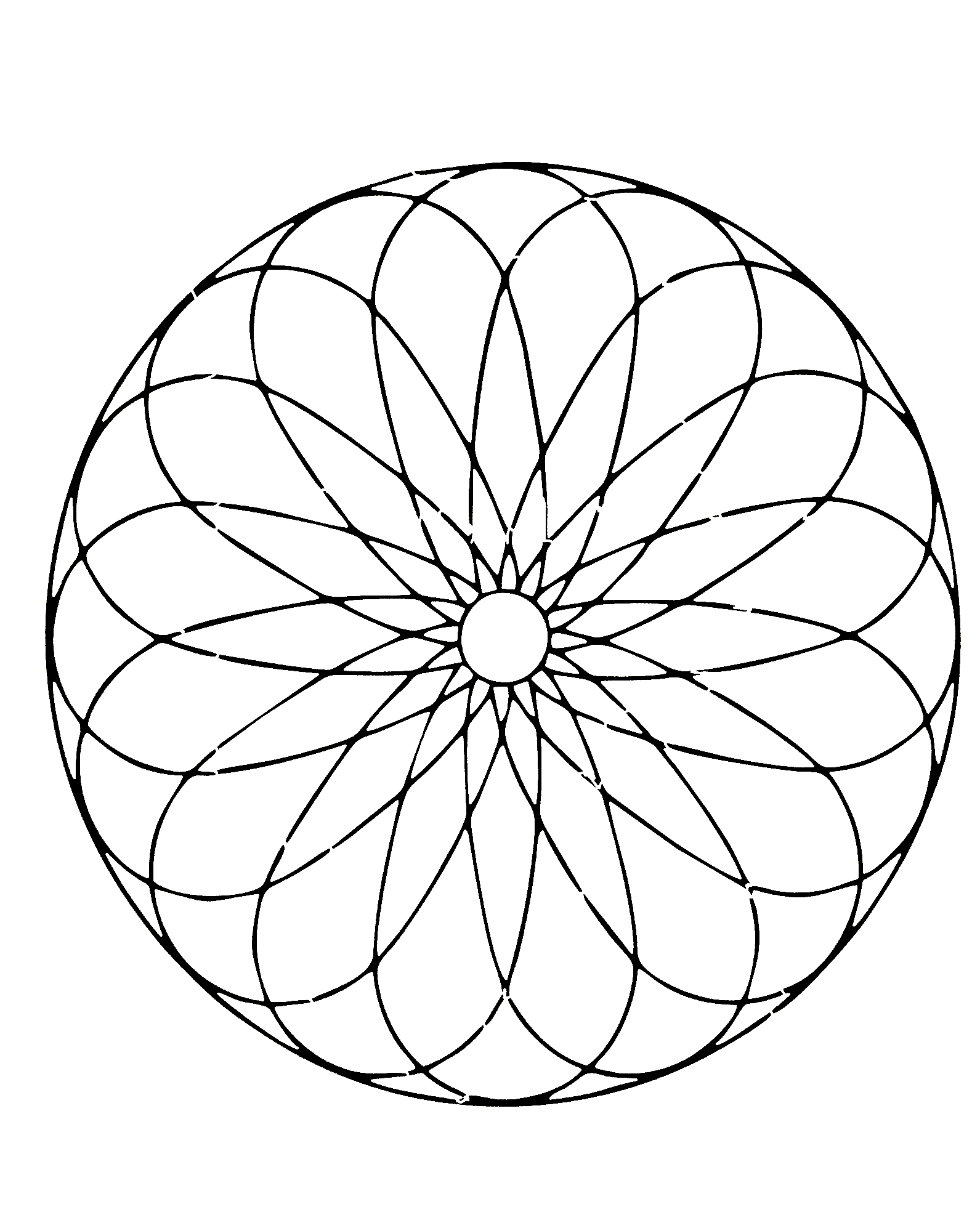 Mandala-un-imprimario-gratuito (39) (Mandala di livello di difficoltà : Normale)