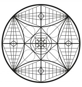 Mandala astratto complesso