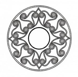 Semplice mandala celtico