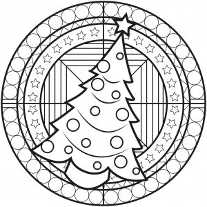 Albero di Natale Mandala