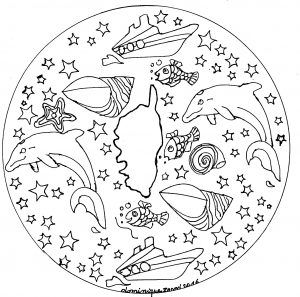 Corsica Mandala e delfini