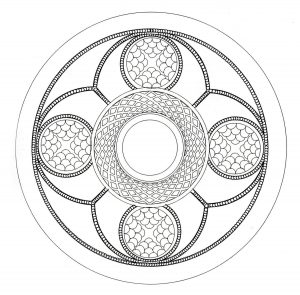 Colorare mandala arte celtica 21