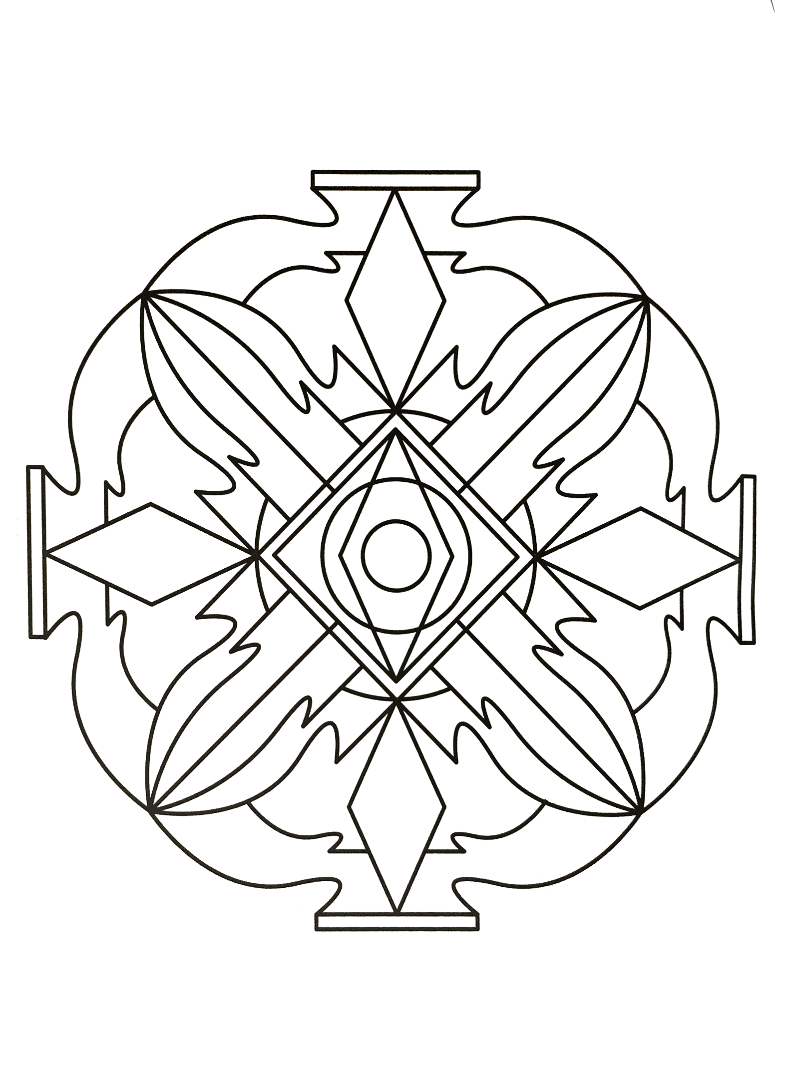Vaso in stile mandala (Zen e anti-stress)