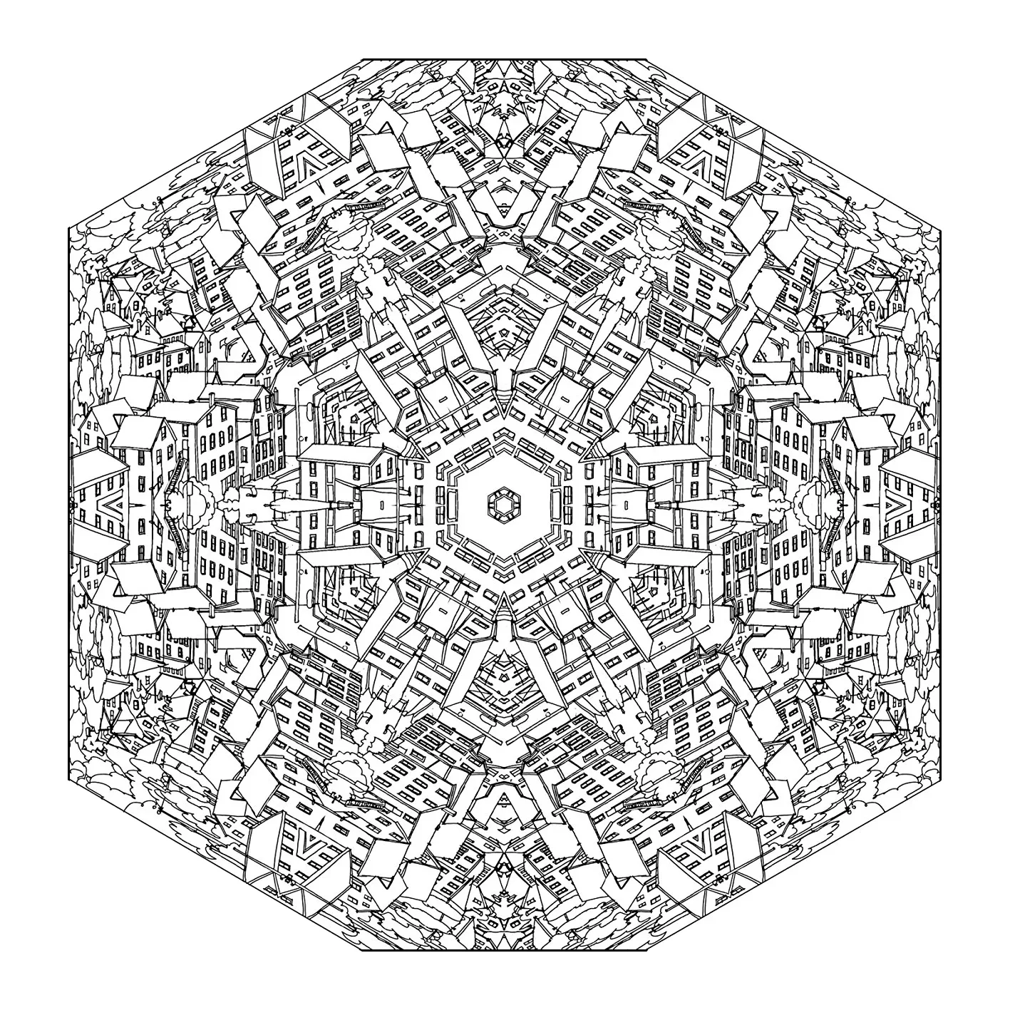 La città del Mandala (Zen e anti-stress)
