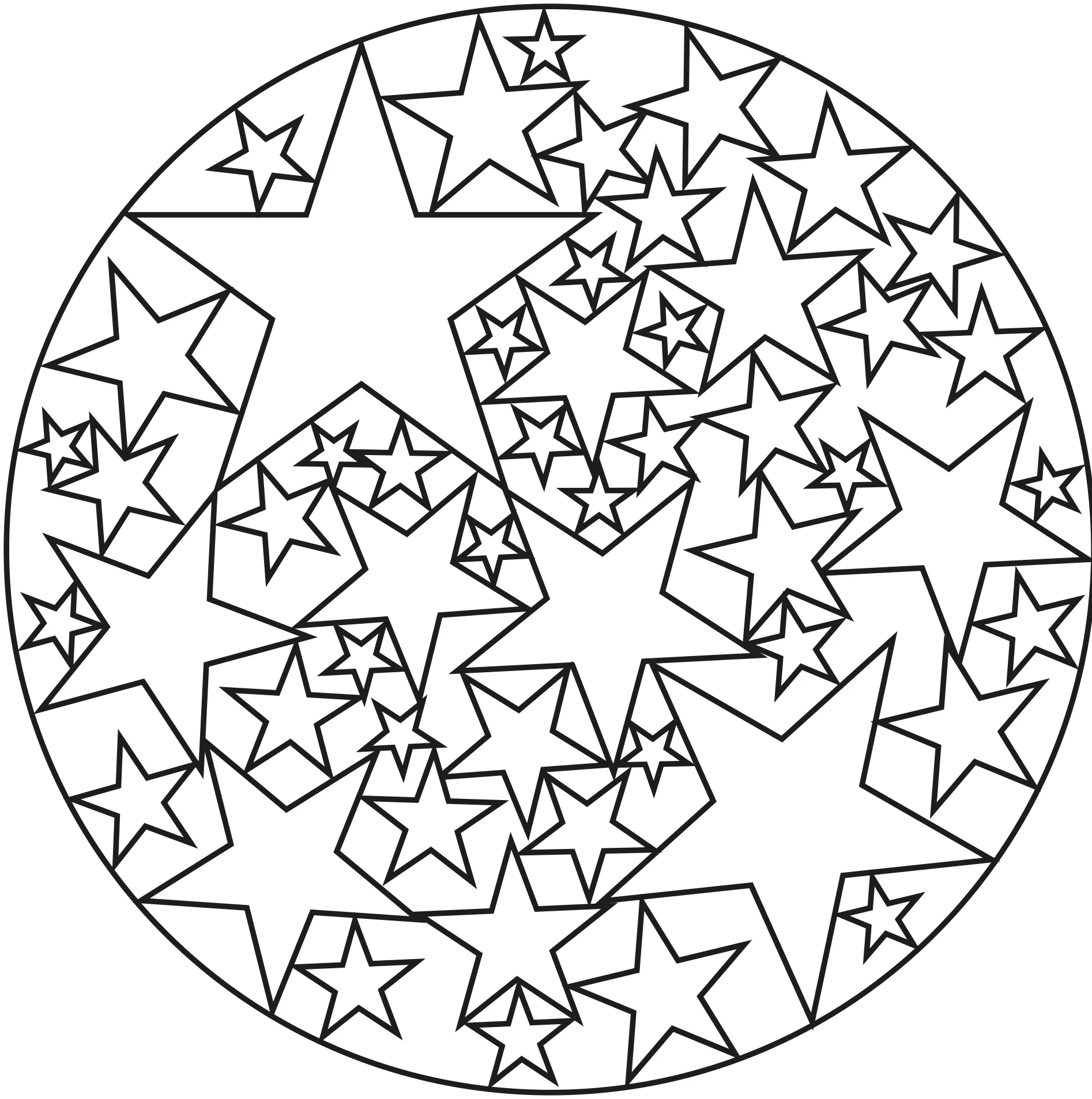 Mandala di stelle (Zen e anti-stress)