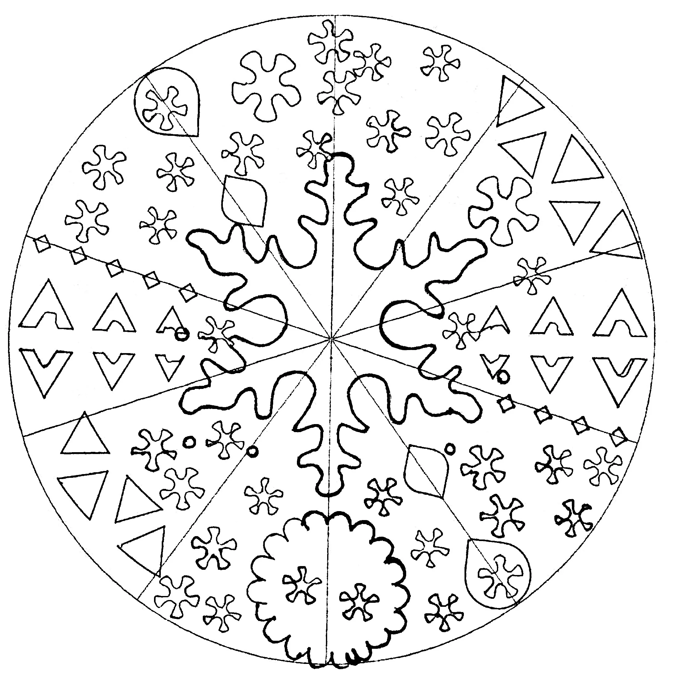 Mandala semplice par Domandala (Zen e anti-stress)