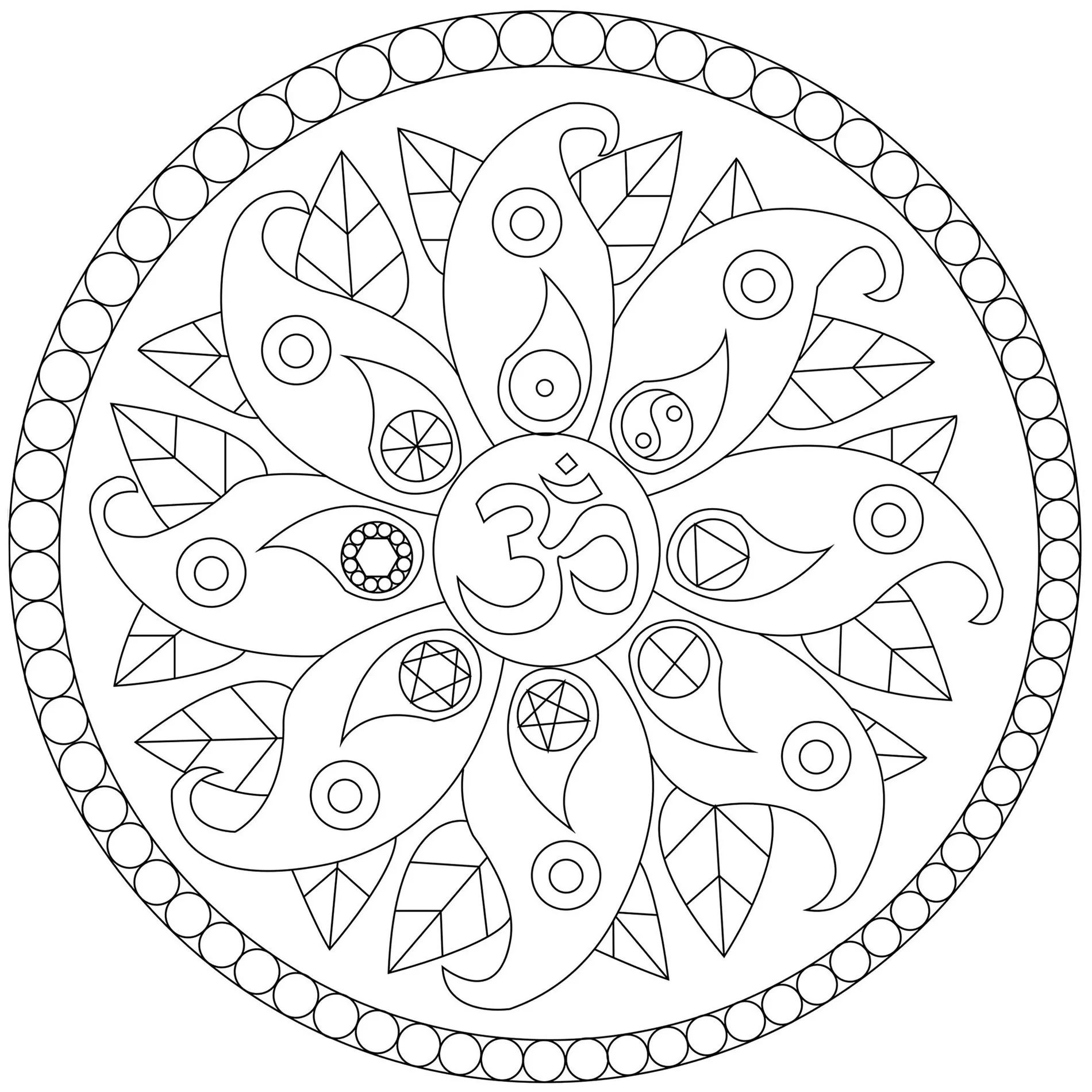 Mandala della pace (Zen e anti-stress)
