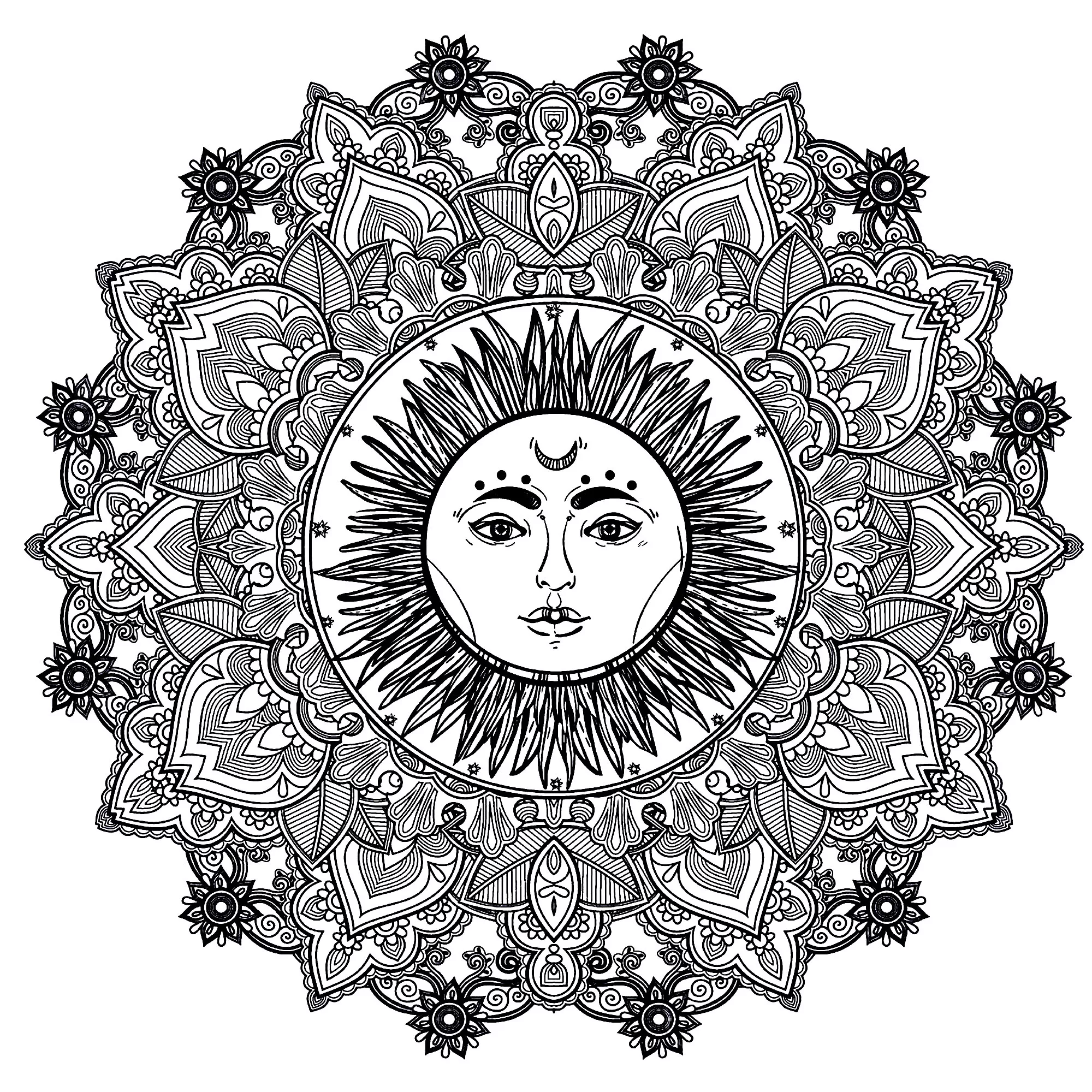 Sole mandala (Zen e anti-stress)