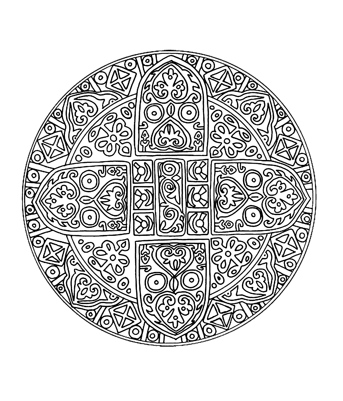 Mandala-a-colorier-zen-relax-gratuit (1) (Zen e anti-stress)