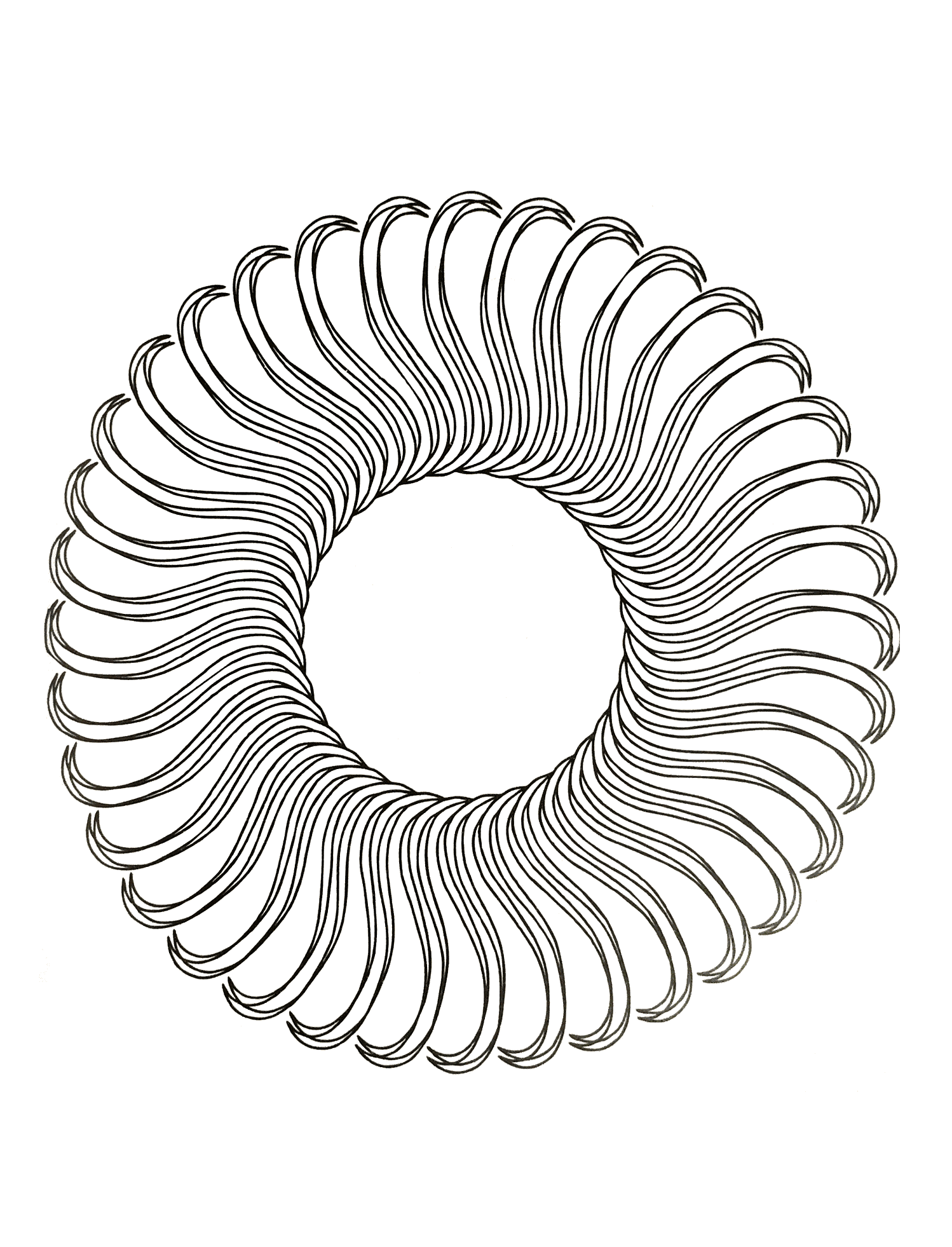 Scegliete la tecnica che preferite per colorare questo esclusivo Mandala! Aggiungete la vostra anima a questo bellissimo Mandala.