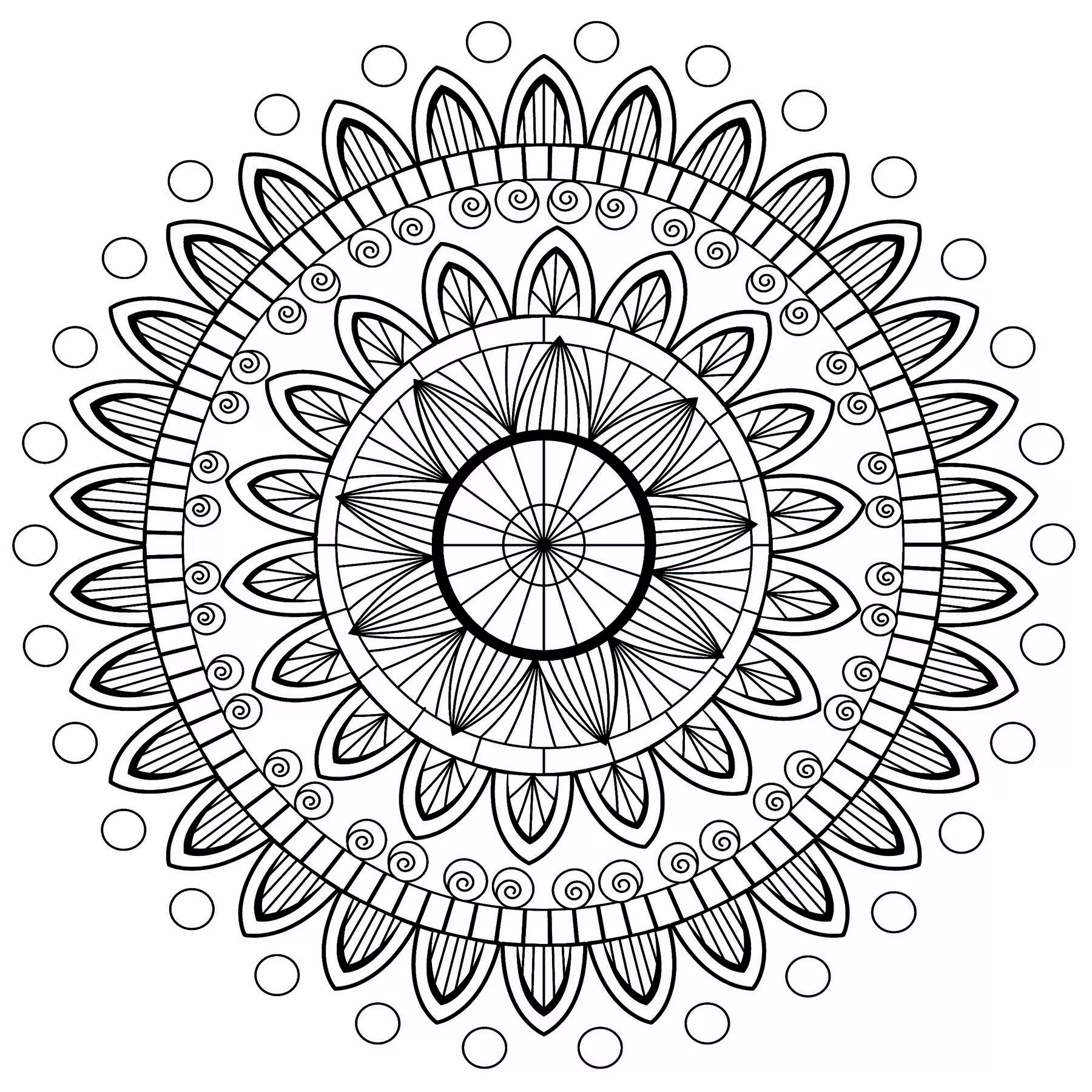 Mandala rilassante (Zen e anti-stress)