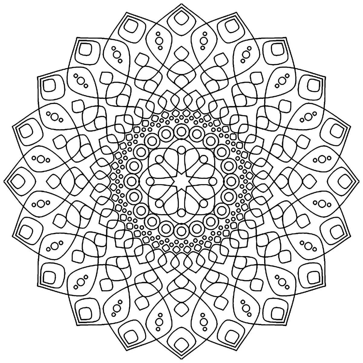 Mandala super apaisant (Zen e anti-stress)