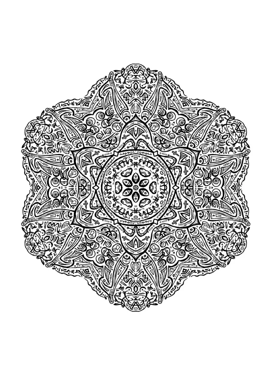 Mandala-a-colorier-zen-relax-gratuit (13) (Zen e anti-stress)