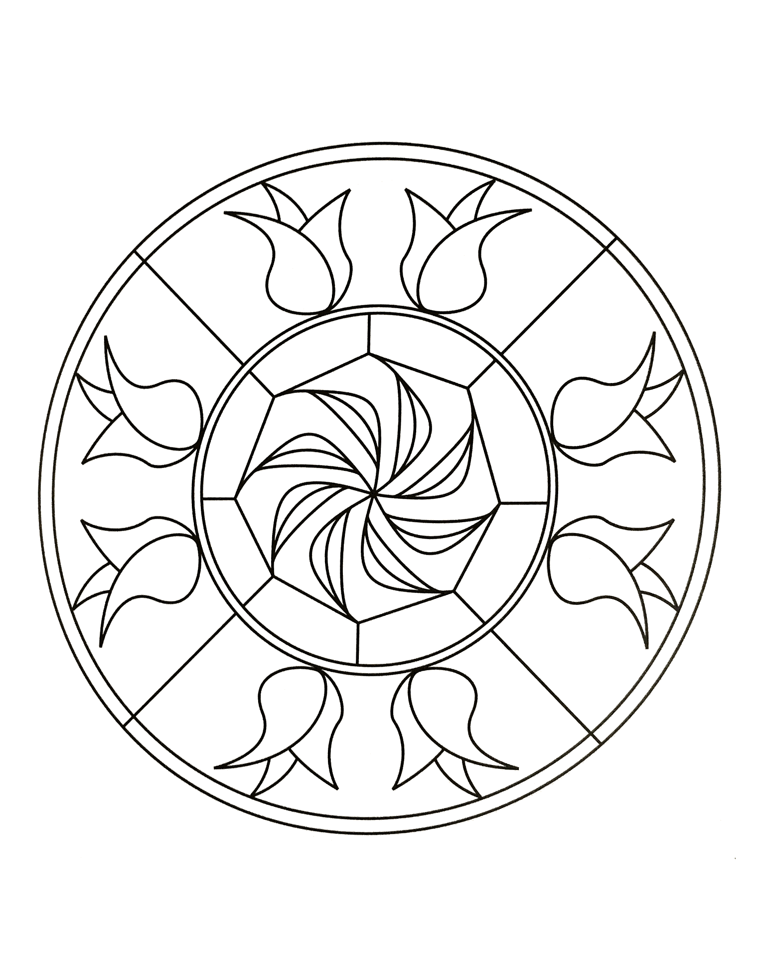 Mandala artistico (Zen e anti-stress)