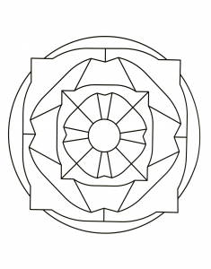 Mandala di fiori (Zen e anti-stress)