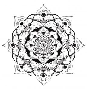 Mandala vettoriale di Louise