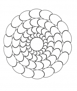Mandala conchiglie piccole (Zen e anti-stress)