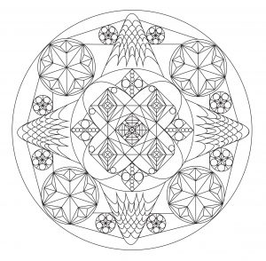 Un mandala bellissimo e unico di Allan (Zen e anti-stress)