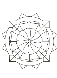 Un mandala semplice e accattivante (Zen e anti-stress)