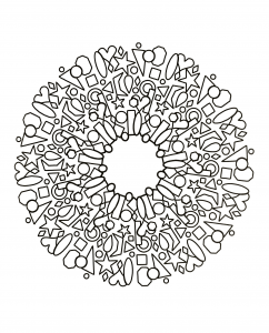 Un mandala preciso e regolare (Zen e anti-stress)